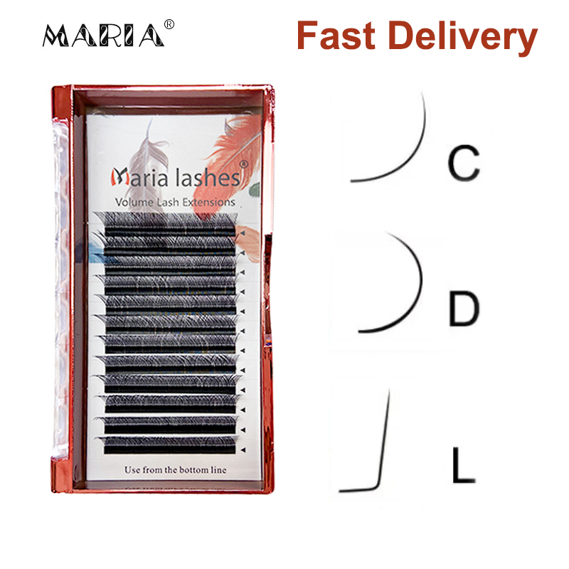 Eyelash Extension Human Hair - MARIA YY Shaped Eyelashes Clusters Beauty