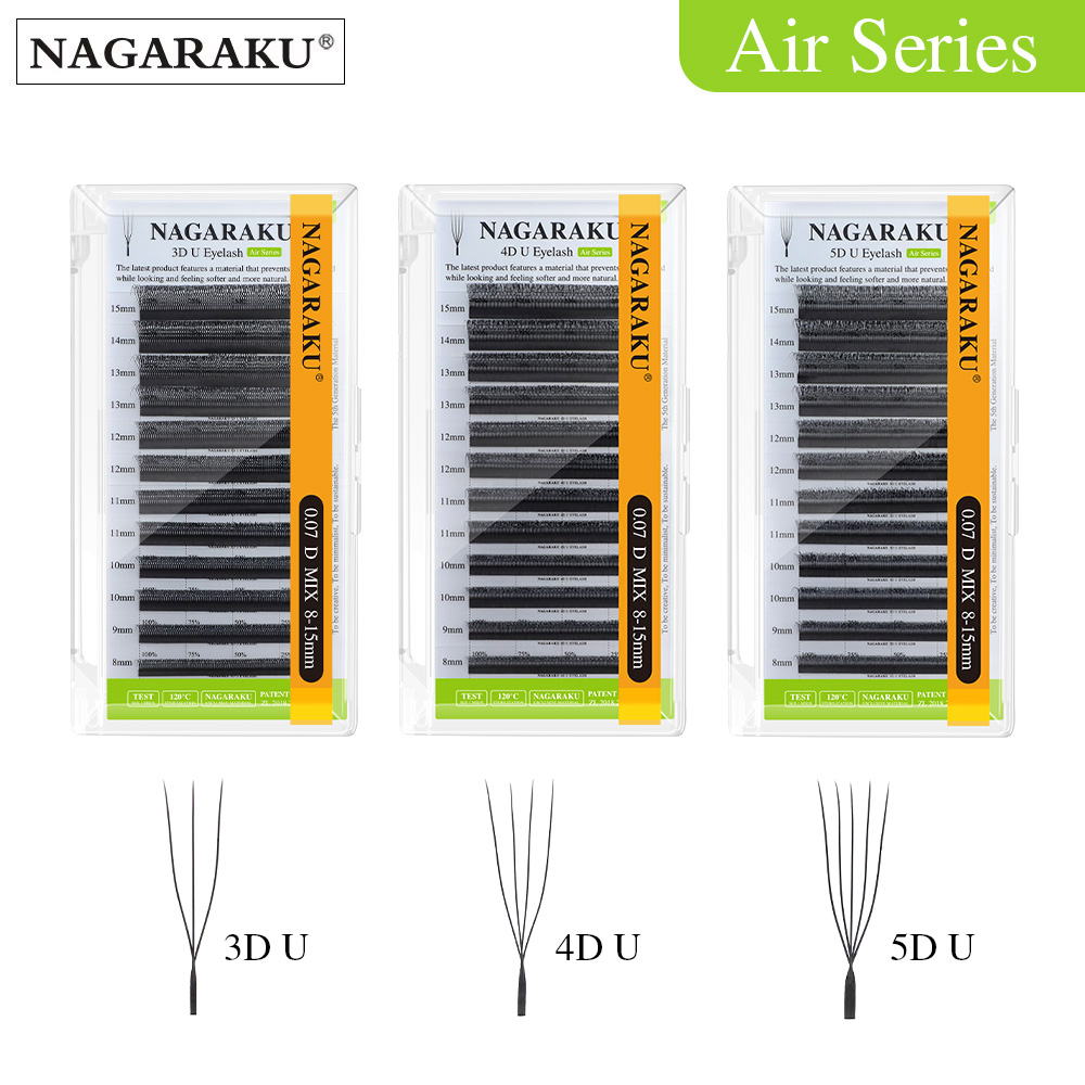 NAGARAKU U Shape 3D/4D/5D Soft - Eyelash Extension Human Hair review and price