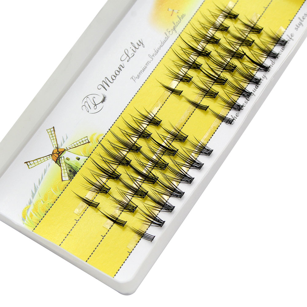 Custom Logo 3D Fluffy Natural  - Eyelash Extension Russian review and price