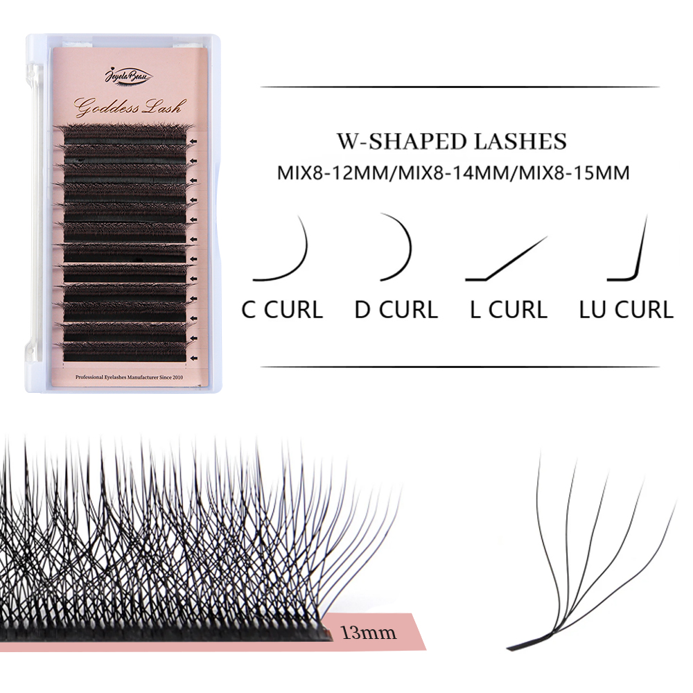 Goddess W3D 4D 5D M Curl Eyela - Eyelash Extension Human Hair review and price