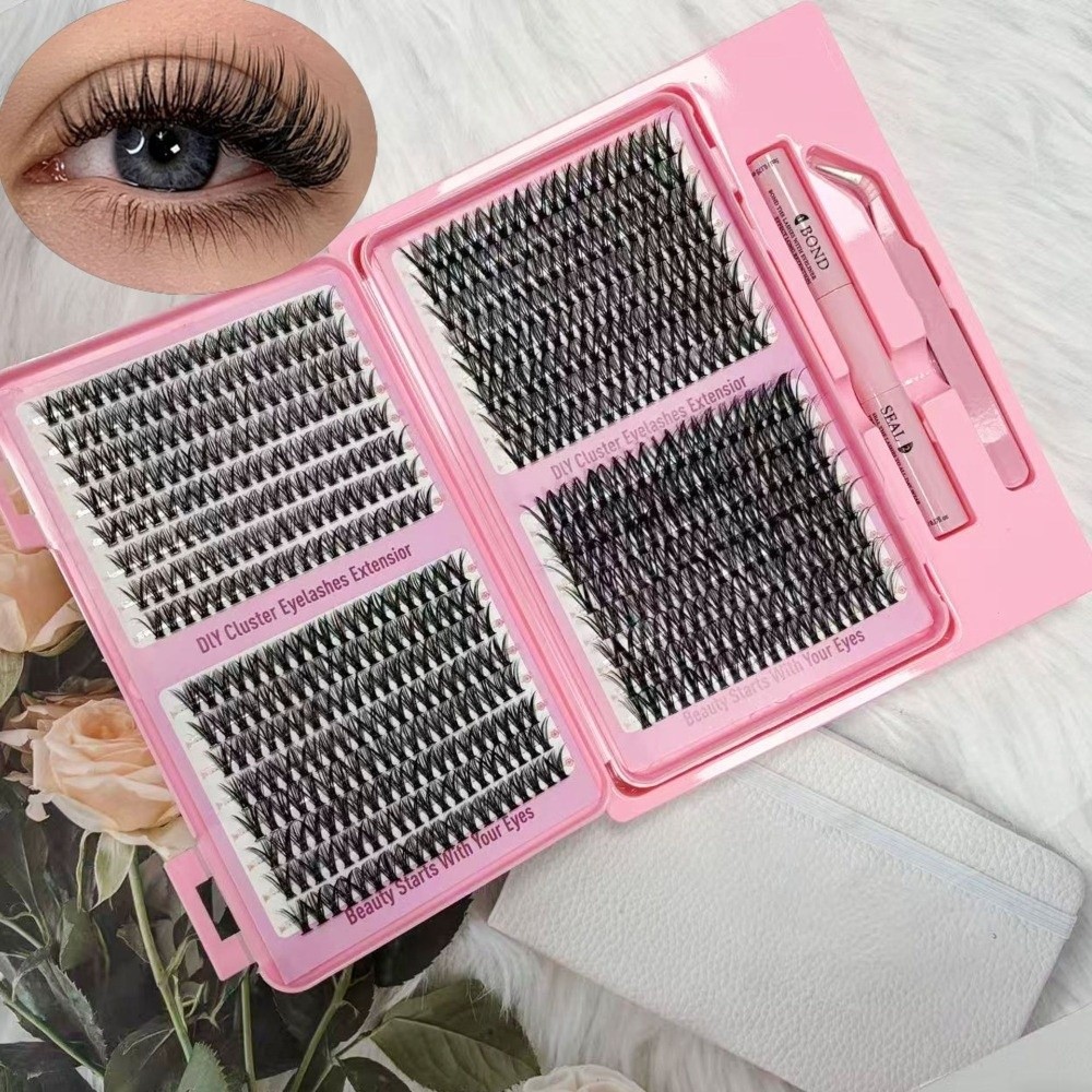 New Thick Long False Eyelashes - Eyelash Extension Look review and price