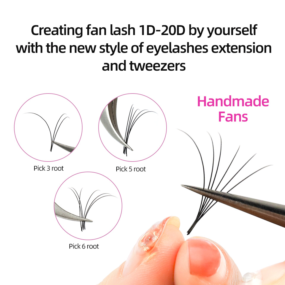 RUJADE 5 Cases/Lot False Eyela - Eyelash Extension For Asian Eyes review and price